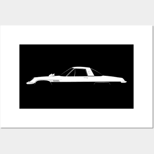 Mazda Cosmo (L10B) Silhouette Posters and Art